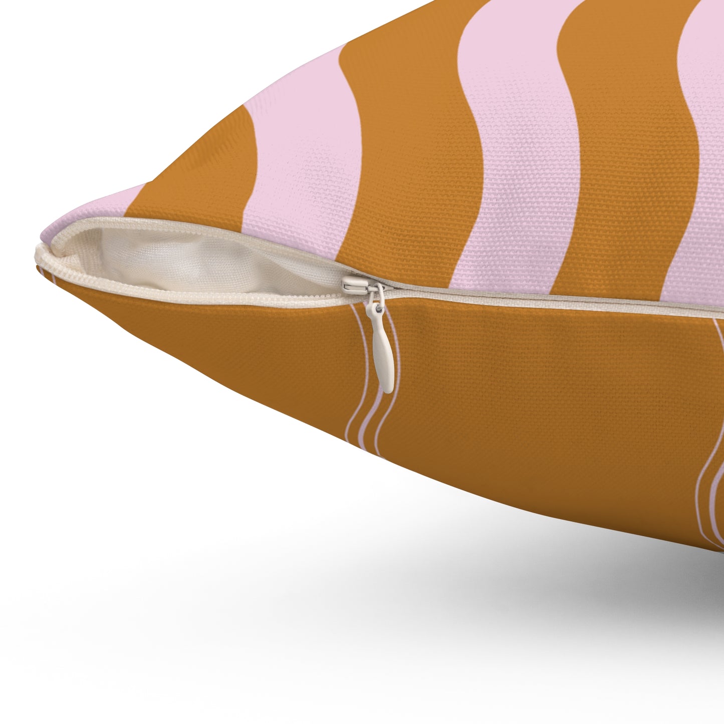 Peaches and Cream Square Pillow