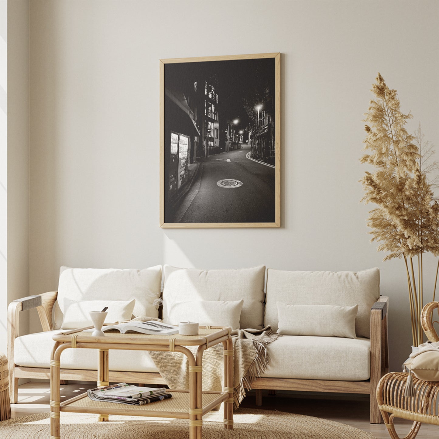 Tokyo Street at 4am Unframed Wall Art