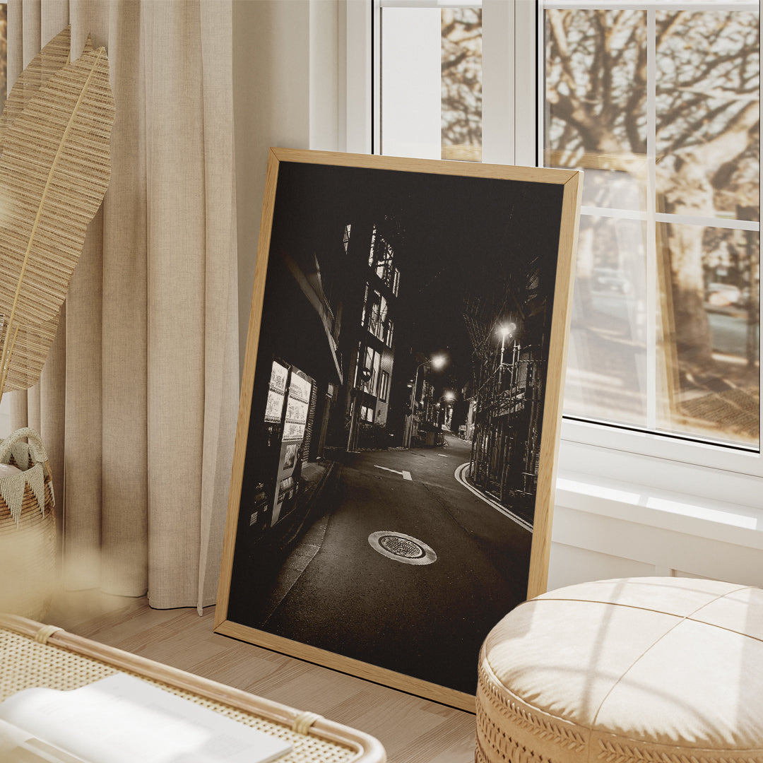 Tokyo Street at 4am Unframed Wall Art
