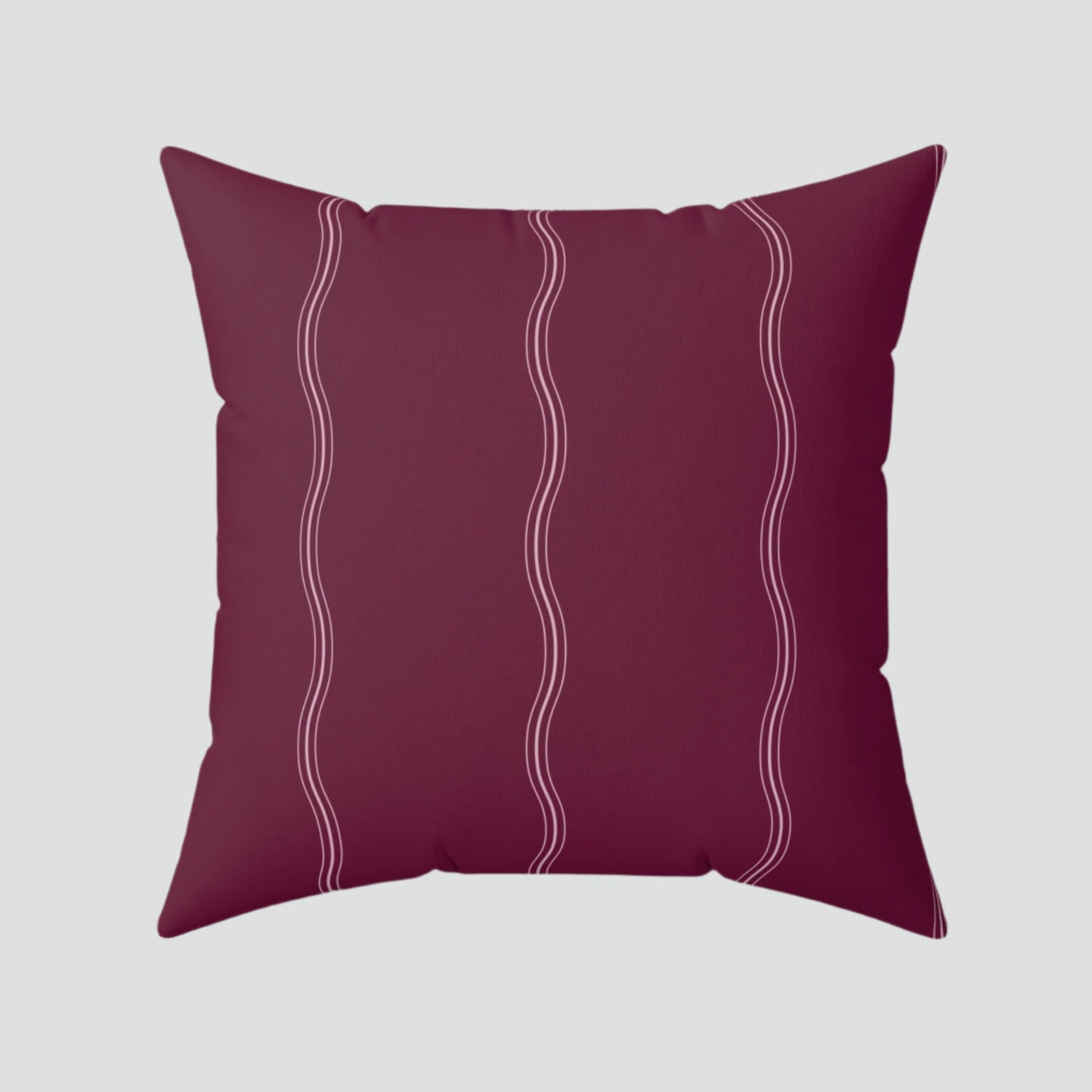 Plum Square Pillow