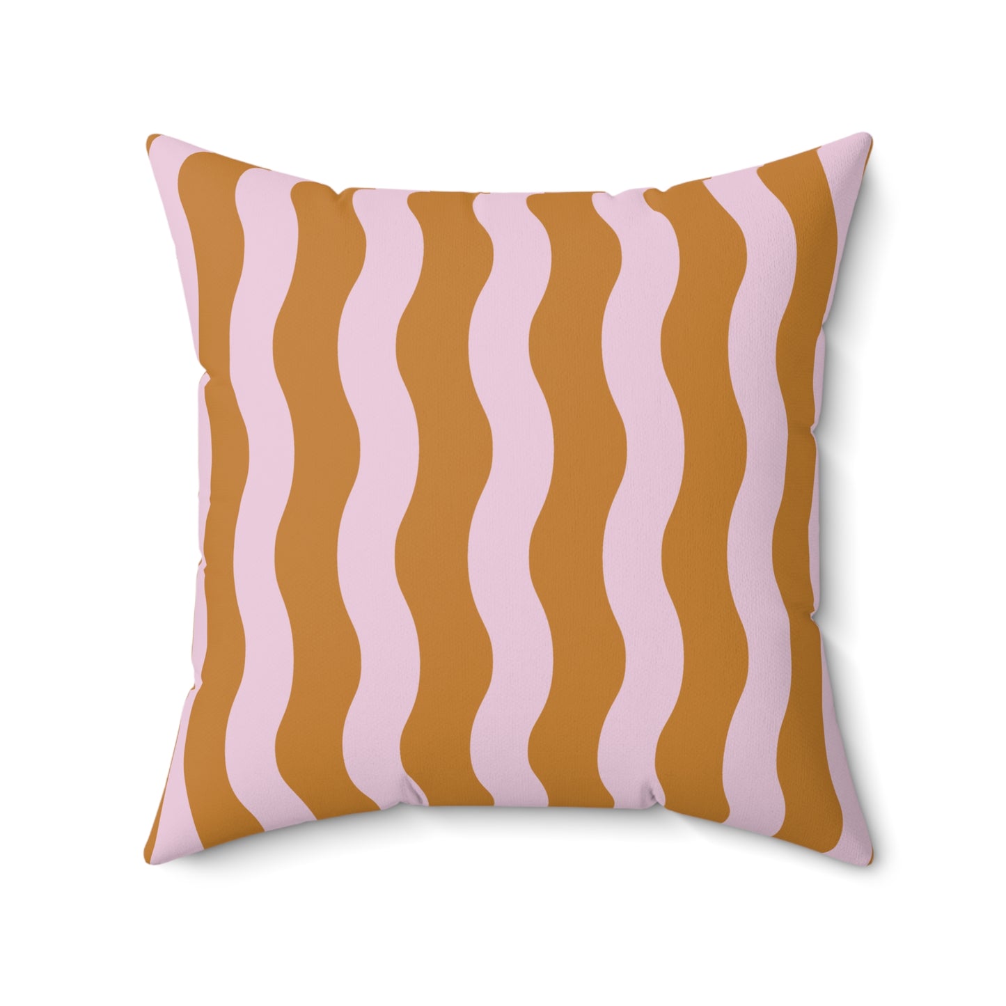 Peaches and Cream Square Pillow