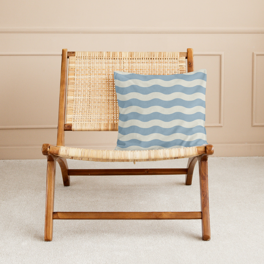 Powder Blue Square Pillow