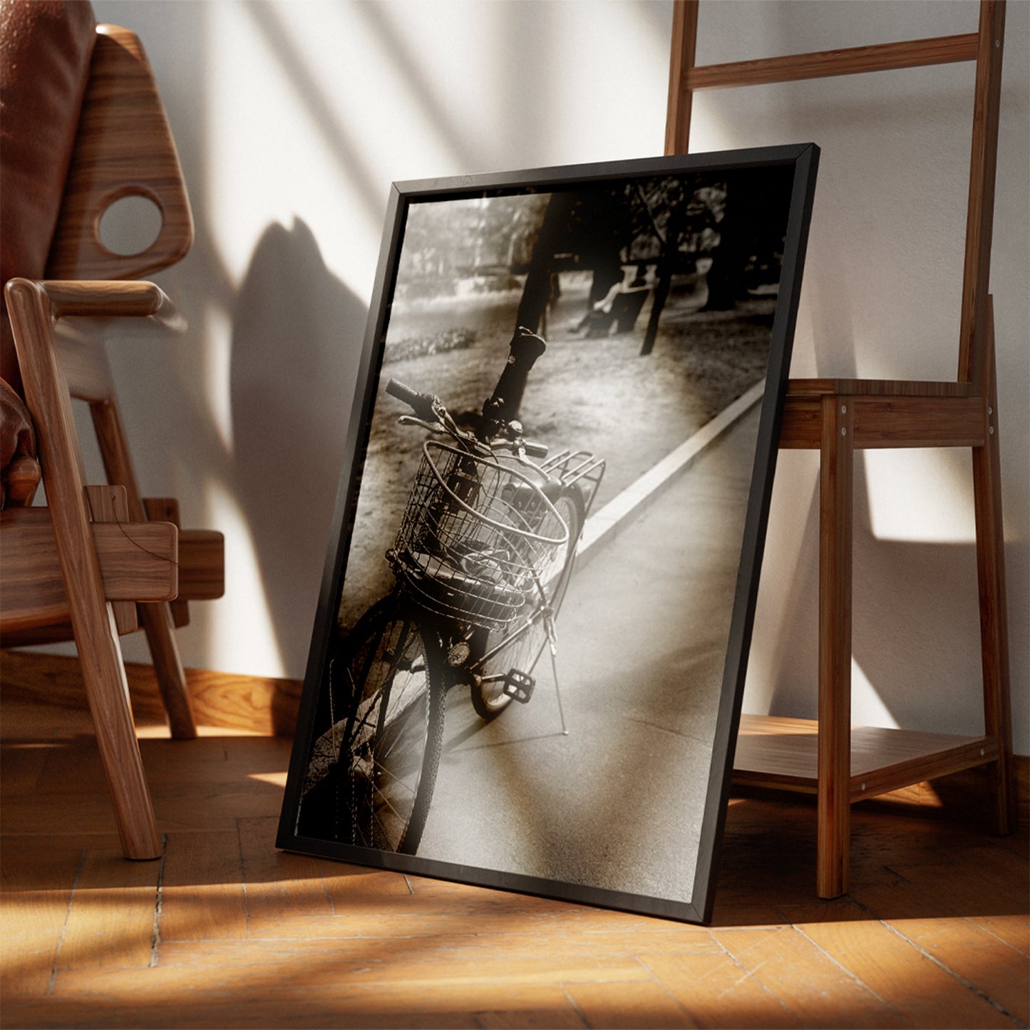 Hiroshima Bike Unframed Wall Art