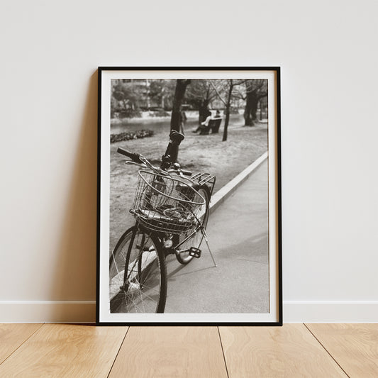 Hiroshima Bike Unframed Wall Art