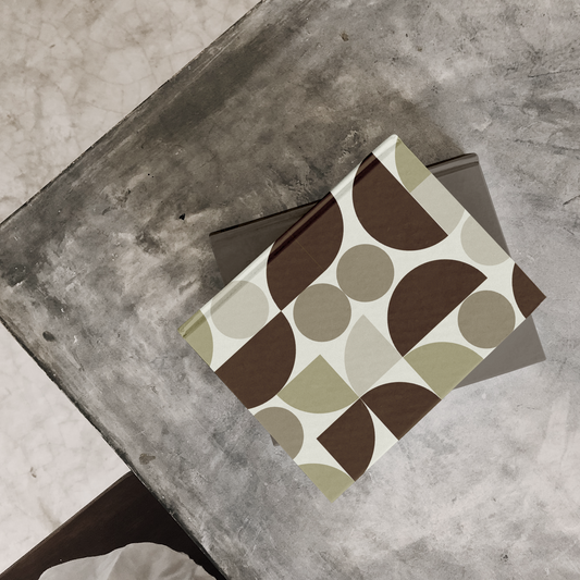 Patterned journal on a textured surface
